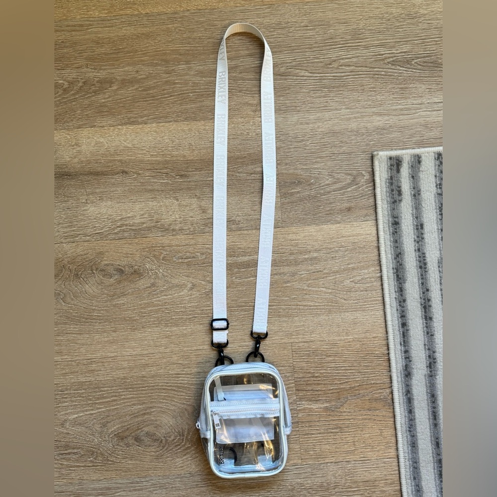 Brixley Clear Crossbody Sling Bag with adjustable strap
